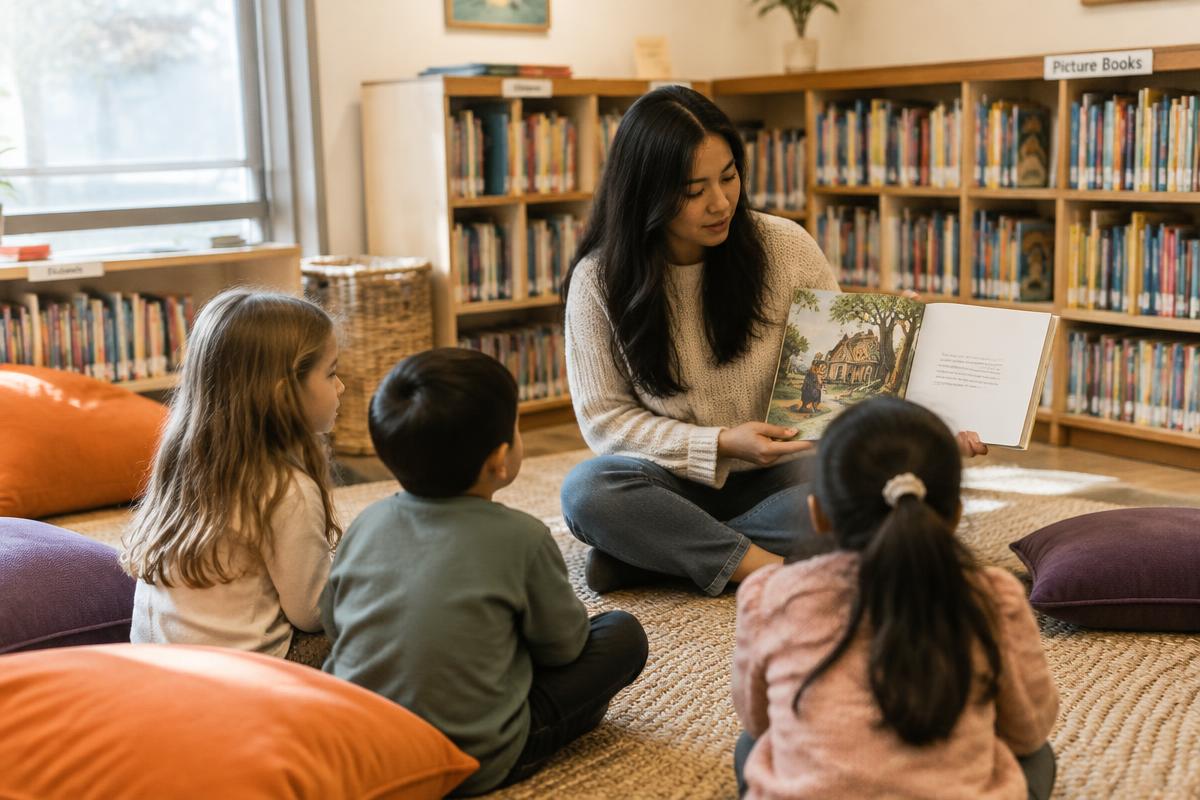 Hora del cuento con niños